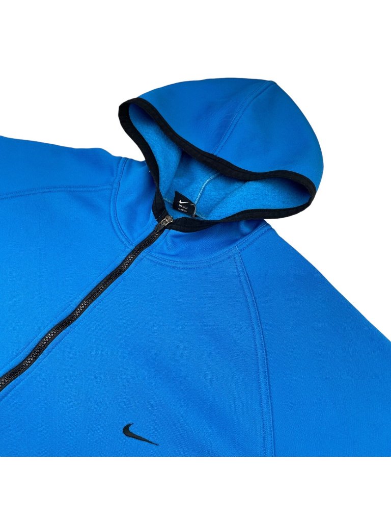 Vtg Andre Agassi X Nike Tennis Challenge Court Men's 1/4 Zip Hoodie Blue 2xl
